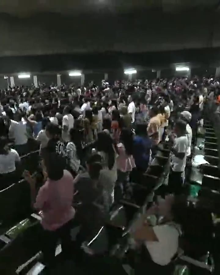 Members of the Christ the Healer congregation gathered together in Davao City
